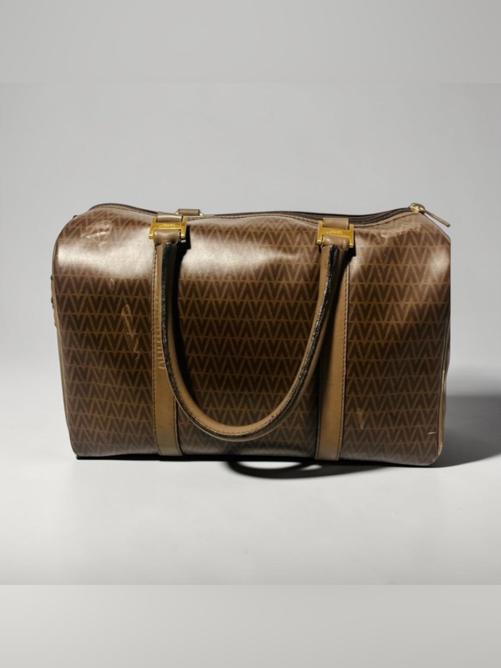 Mario Valentino Monogram Boston Bag - Picture 9 of 13